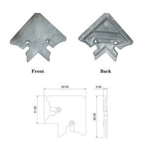 Soporte de esquina de hierro conector de marco de aluminio de varias formas - Product Image 2