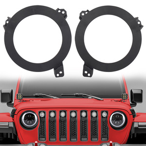 Support de montage de phare rond Skyearth de 9 pouces, noir, pour Jeep Wrangler JL 2018+, accessoire de support JL de qualité supérieure - Product Image 4