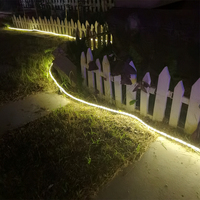 Bande lumineuse solaire LED Ledemo à 8 modes, étanche pour extérieur, pour escaliers, toit, jardin, patio, allée, clôture, décoration