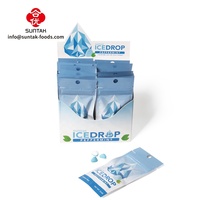 Wholesale Icedrop Chill Candy Custom Flavors Zip Lock Pack OEM Sugar-Free Lemon Berries Mint Sweets and Candies