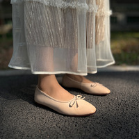 233-3 Manlunluo Nouveauté Printemps En Stock Chaussures à Enfiler Style Coréen en Cuir de Vachette Pleine Fleur, Bout Rond, Coupe Basse, Couleur Unie