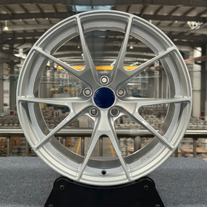 SHIN-534 Cerchi in Lega Forgiati Monoblocco Personalizzati 6061-T6 Argento 18-24 Pollici 5x112 5x114.3 Concavi per BMW Audi Toyota - Product Image 1