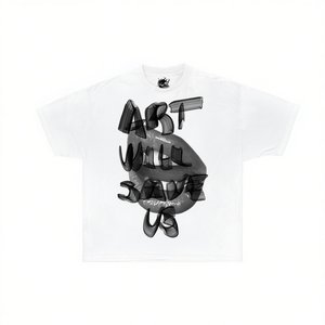 T-shirt con grafica Art Will Save Us, vestibilità ampia, stile streetwear Y2K - Product Image 2