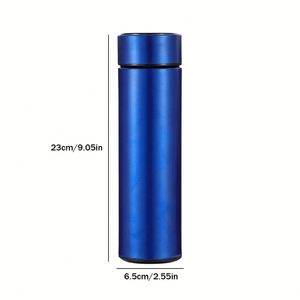 Bouteille d'eau intelligente avec écran LED, infuseur à thé, 500 ml, en acier inoxydable 304, thermos sous vide avec affichage de la température - Product Image 2