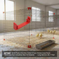 AYTAV Petite Boîte à Poussins en Plastique Type H pour Poulailler, Utilisation Domestique et Industrielle, Nouvelle, Toutes Saisons, Longue Durée de Vie, Garantie 1 An