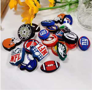 Nouveauté 2024 perles en Silicone de qualité alimentaire caractère occidental ligue de Football américain Sport perles focales pour la fabrication de stylos - Product Image 5