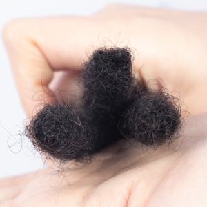 Prix de gros 20 pouces 1.5CM mèches 100% cheveux humains Dreads Extensions Kinky Curly Hair Crochet <span class=keywords><strong>Dreadlocks</strong></span> - Product Image 2