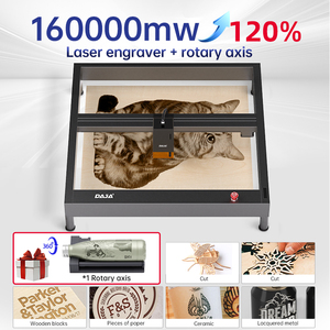 Machine de gravure et de découpe laser DIY DAJA D4, machine de gravure laser CNC pour bois et métal, machine de marquage, imprimante laser à fibre pour découpe acrylique - Product Image 3