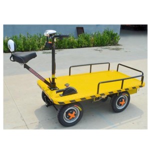China Logistics Electric <b>Flat</b> Car/Electric <b>Trolley</b> Electric <b>Flat</b> <b>Trolley</b> With Seat for Cargo Carrier - Product Image 6
