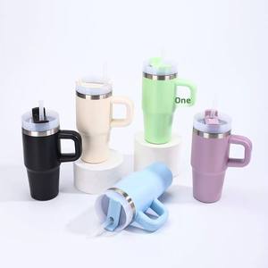 14oz Thickened 304 Stainless Steel Leakproof Vacuum Insulated Straw <b>Mug</b> Portable Car Beverage Tumbler 6-12 Hours <b>Thermal</b> Easy - Product Image 5