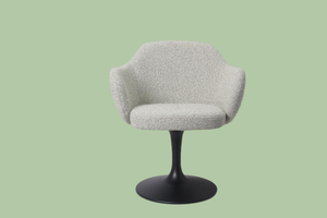 Sillón Moderno con Base <span class=keywords><strong>Tulip</strong></span>án, Tapizado, para Sala de Estar/Oficina/Dormitorio - Product Image 2