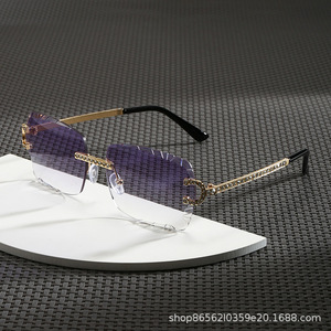 ไทโย ABB0351 แว่นกันแดดทรงสี่เหลี่ยมไร้ขอบสำหรับทุกเพศ เลนส์พีซี ป้องกันรังสียูวี 400 ระดับ 2 แว่นกันแดดสีดำ - Product Image 2