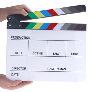 Pizarra Acrílica de Director 'A Journey' 30x25cm, Rayada, para Películas - Product Image 1