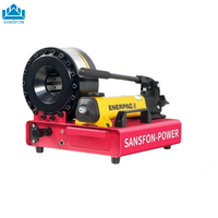 Machine de sertissage de tuyau hydraulique haute pression manuelle portable avec roulement 1 ''-2'' plage de sertissage à commande manuelle