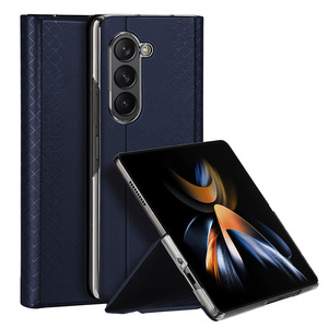 สำหรับ Samsung <span class=keywords><strong>Z</strong></span> Fold 6 5 <span class=keywords><strong>4</strong></span><span class=keywords><strong>พับ</strong></span><span class=keywords><strong>ได้</strong></span>ใส่การ์ดแบบ<span class=keywords><strong>พับ</strong></span><span class=keywords><strong>ได้</strong></span>พร้อมช่องใส่ปากกาเคสโทรศัพท์หนังอุปกรณ์เสริมโทรศัพท์มือถือ - Product Image 2