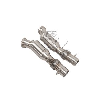 Collecteur d'échappement à haut débit en acier inoxydable pour BMW760 <span class=keywords><strong>760Li</strong></span> <span class=keywords><strong>V12</strong></span> 6.0T 2009-2015 SS304 Amélioration des performances Voiture de sport Son de vague - Product Image 4