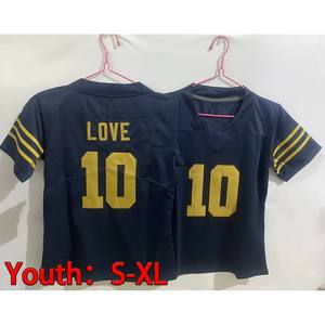 Venta al por mayor de camisetas de fútbol americano para jóvenes de Green Bay 1 Micah Parsons 10 Love Youth Jersey de rugby para niños - Product Image 6