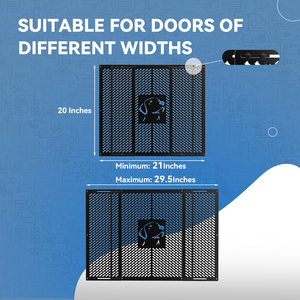 Protector de puerta de pantalla RV se ajusta de 21 "-29,5", rejilla de puerta de pantalla de entrada RV, defensor de pantalla ajustable para remolque <span class=keywords><strong>Camper</strong></span> - Product Image 4