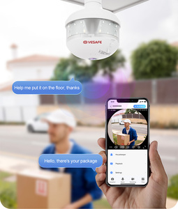 Vesafe V380 PRO Bombilla Reflectora HD PTZ Inalámbrica de 3MP con <span class=keywords><strong>Sensor</strong></span> CMOS de Visión Nocturna para Cámaras de Vigilancia de Seguridad del Hogar - Product Image 6