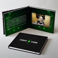 Carte de vœux vidéo numérique 7 pouces, 1 pièce, bobine publicitaire, écran lcd, carte de vœux vidéo, meilleure vente