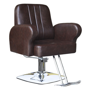 Poltrona da <span class=keywords><strong>Barbiere</strong></span> Professionale <span class=keywords><strong>dal</strong></span> Design Moderno con Pompa Idraulica Regolabile in Altezza, Sedia Classica per Salone - Product Image 5