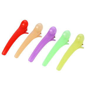 Candy Color Jelly Duckbill Hair Clips 12 Cm Solid Color Daily Use - Product Image 5