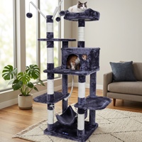 Hamac-lit pour chat en bois moderne, fermé, de type maison, du fabricant