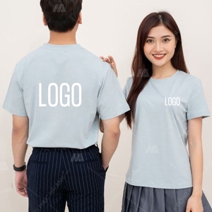 Service OEM T-shirt col rond vierge pour hommes T-shirt en coton et polyester T-shirt imprimé pour hommes et femmes Prix bon marché du Vietnam - Product Image 2