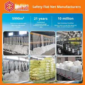 Tùy chỉnh tiêu chuẩn cao chống rơi nhựa an toàn lưới màu xanh lá cây màu xám 10cm lưới thắt nút cắt tùy chỉnh kích thước và màu sắc - Product Image 4