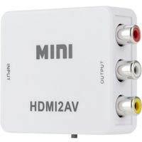 FJGEAR OEM autre audio domestique 60Hz Mini taille HDMI vers AC av RCA 3RCA CVBs adaptateur de convertisseur Audio vidéo Composite