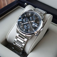 Reef Tiger/RT New Steel Blue Chronograph Wasserdicht Sport Automatic Date Automatik uhren für Herren Relogio Masculino RGA1659