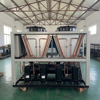 Refroidisseur d'air haute efficacité 50HP 40 tonnes refroidi par air pour la climatisation des hôtels et le système de climatisation HVAC