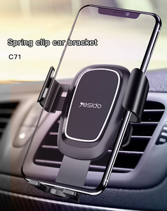 C71 New Air Vent núi <span class=keywords><strong>Bracket</strong></span> <span class=keywords><strong>360</strong></span> góc có thể điều chỉnh mùa xuân Clip điện thoại di động chủ xe - Product Image 2
