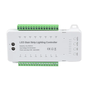 Step-01 16CH cảm biến thông minh ánh sáng cầu thang điều khiển DC12V-DC24V cầu thang bước điều khiển ánh sáng <span class=keywords><strong>LED</strong></span> Strip <span class=keywords><strong>dimmer</strong></span> - Product Image 3