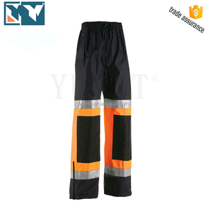 Manteau de pluie réfléchissant, de couleur Orange marine, à deux tons - Product Image 5