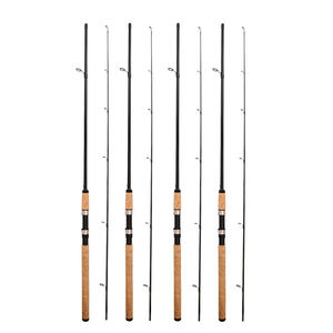 <span class=keywords><strong>Canne</strong></span> à pêche Flex Spin 2.1m2.4m2.7m avec poignée en EVA, <span class=keywords><strong>10</strong></span>-<span class=keywords><strong>30g</strong></span>, dureté moyenne, fibre de carbone et verre pour crevettes, truites, océan, bateau, lac, ruisseau - Product Image 1