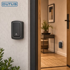 Campanello Wireless OUTUS con Portata di 300m, Impermeabile, 36 <span class=keywords><strong>Suonerie</strong></span>, 4 Livelli di Volume, Ricevitore Plug-in per Casa e Ufficio - Product Image 5