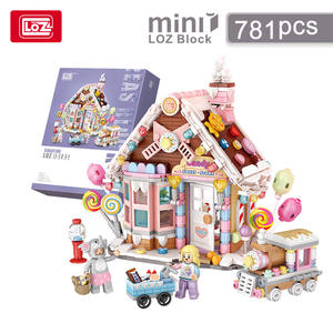 Lo Z1223-40คริสมาสต์บ้านป่าห้องโดยสารฮาโลวีนอาคารเด็กบล็อกประกอบการศึกษาเครื่องประดับ ABS สัตว์พลาสติก - Product Image 3