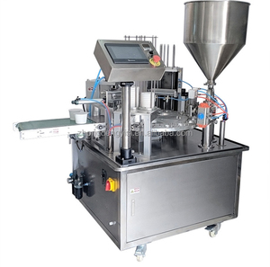 Máquina Comercial Automática Rotativa para Llenado y Sellado de Yogur, Jugo, Chocolate y Gelatina en Vasos de Plástico con Gran Precisión - Product Image 1