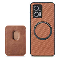 Elegante Funda de Piel Sintética Magnética de Alta Gama para Xiaomi 17 Redmi Note 15 Pro Plus K90 ProMax Poco, Cuero Genuino de Primera Calidad