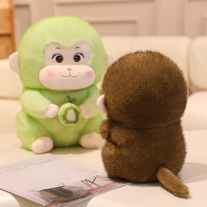Tùy chỉnh mềm Thú nhồi bông khỉ Đồ chơi cá nhân sang trọng Logo PP bông điền vải đóng gói quà tặng trẻ em plushies Nhà cung cấp - Product Image 3
