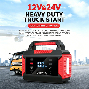 Démarreur d'urgence d'origine 32000mAh 4000A pour véhicules, booster d'urgence pour toutes les automobiles essence et diesel 12V/24V - Product Image 5