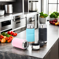 Termo de Acero Inoxidable Personalizado de Fábrica, Recipiente Aislado para Alimentos de 12-24 Horas para Uso en la Cocina, Regreso a Clases