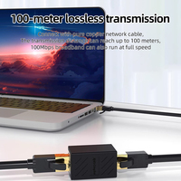 Konektor Jaringan RJ45 Grosir Soket RJ45 CAT6 8p8c Coupler RJ45 Perempuan Konektor Ekstensi Kabel Ethernet
