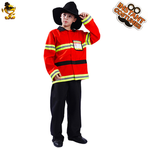 Boys Fireman <strong>Costume</strong> Kids Cosplay Party <strong>Firefighter</strong> <strong>Costume</strong> <strong>Halloween</strong> Children's <strong>Firefighter</strong> <strong>Costume</strong> - Product Image 2