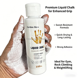 Craie liquide en gros d'usine, logo personnalisé, pour l'<span class=keywords><strong>escalade</strong></span> sportive et l'haltérophilie, craie liquide blanche 250ml 50ml, craie liquide pour la gym - Product Image 5