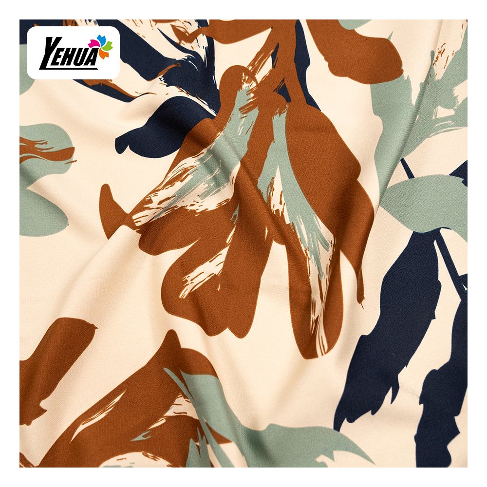 twill polyester spandex fabric woven 4 way stretch