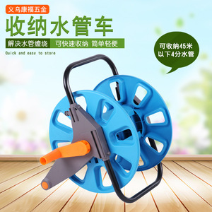 สายยางรดน้ำแบบม้วนเก็บได้ Huabangshi 40-45 เมตร แบบตั้งพื้น ABS สำหรับรดน้ำสวน รุ่น HBS-8802 - Product Image 4