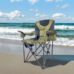 Chaise de camping portable personnalisée Tepu, sac de rangement bilatéral, cadre en acier pliable, légère, style pêche, sillas de playa - Product Image 4