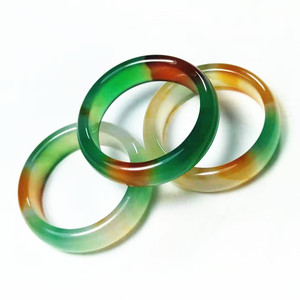 Bague en Jade 6mm, Anneaux en Cornaline, Bijoux pour Femmes, Anneaux en Cristal de Cornaline Lisse, Délicat, Coloré et Lumineux, Anneaux en Jade <span class=keywords><strong>Buma</strong></span> pour Femmes - Product Image 1